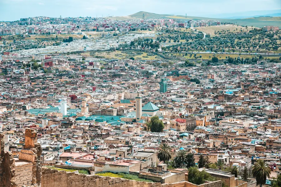 Roman ruins and imperial architecture near Meknes