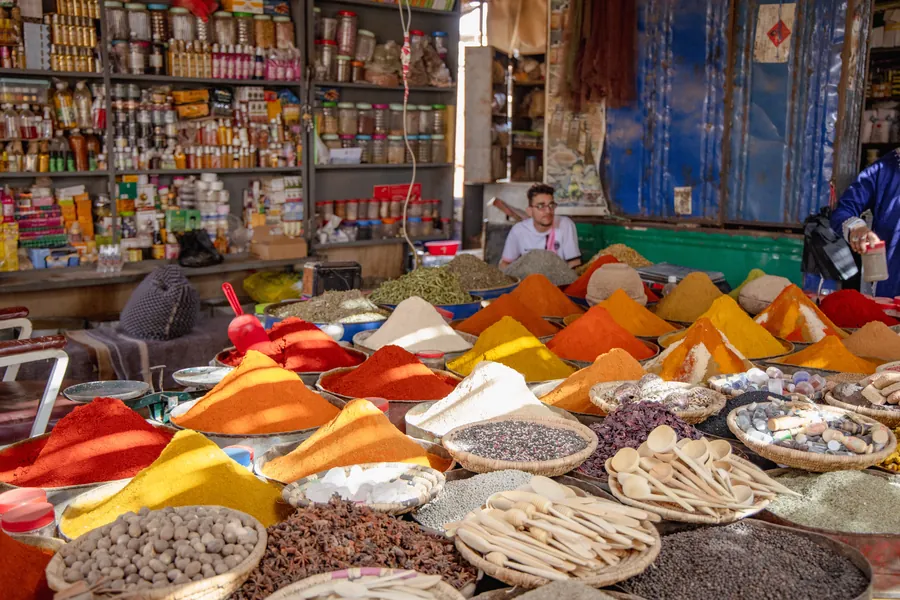 The authentic Moroccan spices of Rissani