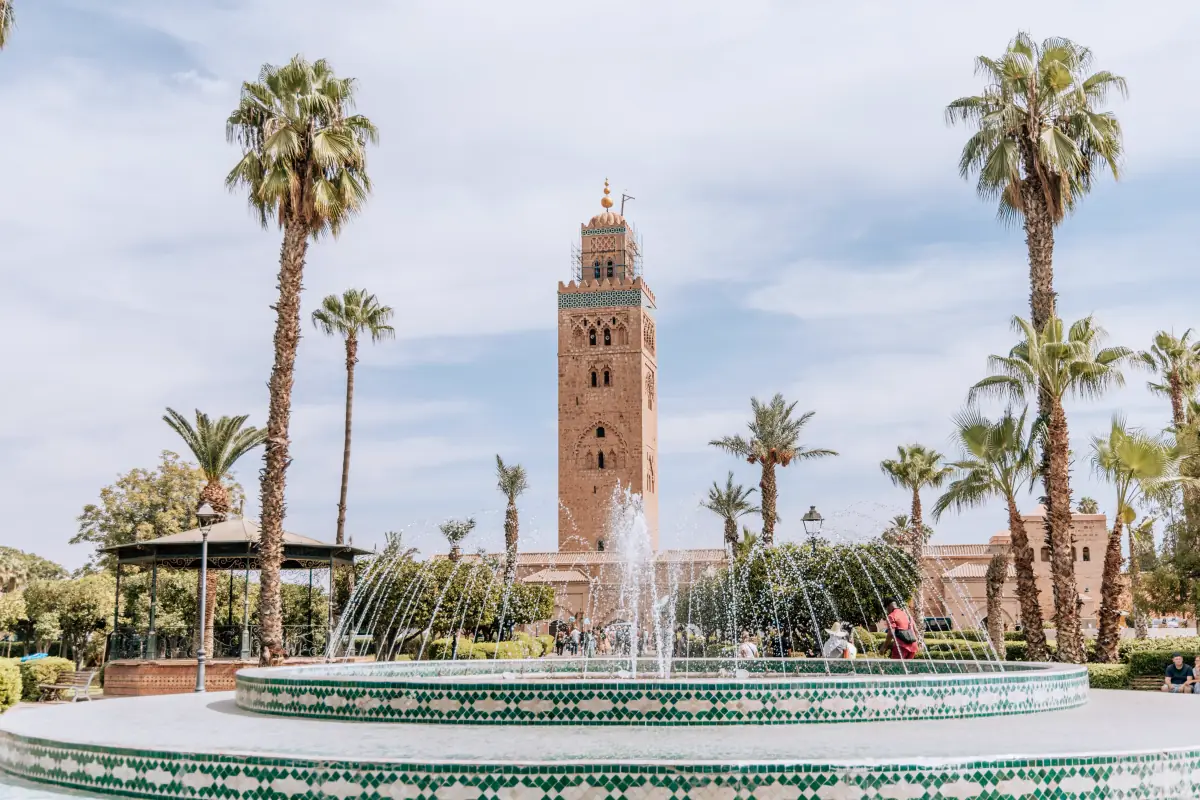 Photograph taken on the 14 Days Morocco tour from Marrakech