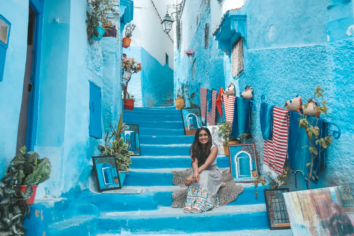 Photograph taken on the 9 Days Morocco tour from Casablanca