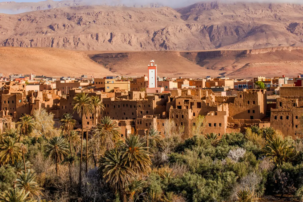 Photograph taken on the 9 Days Morocco tour from Marrakech